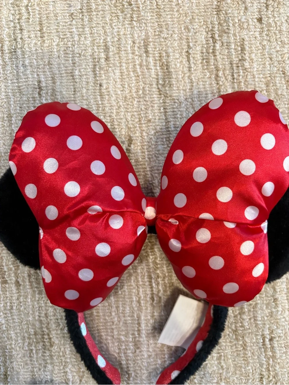 Disney Red & White Polka Dot Minnie Ears Headband